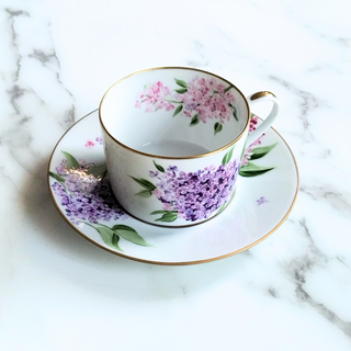 Symphonies of Lilacs - Purple - Straight Teacup