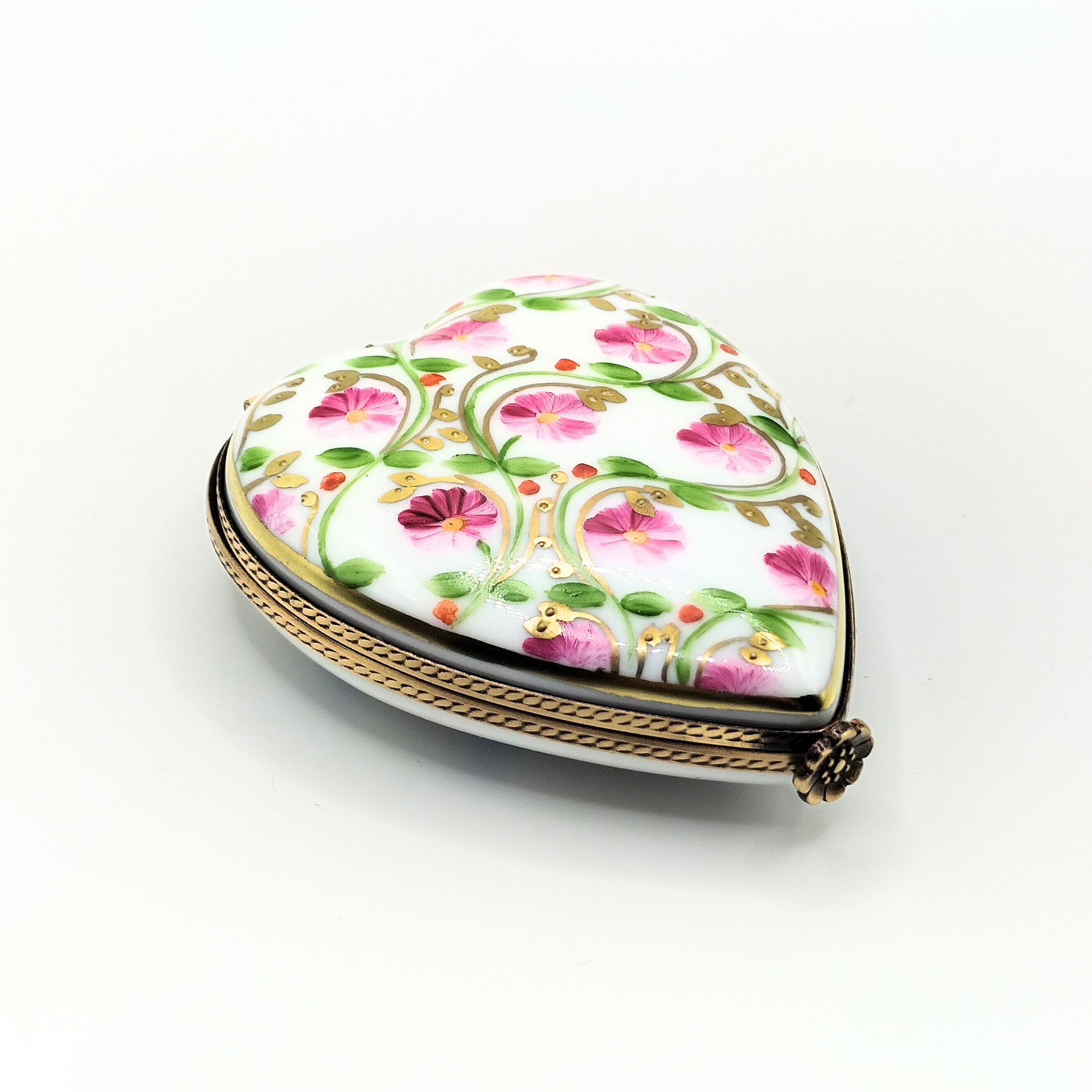 Boîte Coeur Couché - Madame de Pompadour Rose