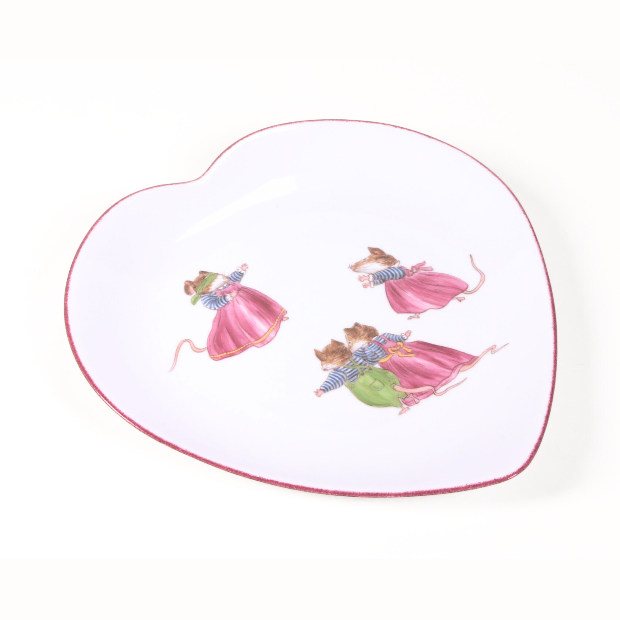 Assiette Plate Souricette en fête