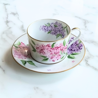 Symphonies of Lilacs - Pink - Straight Teacup
