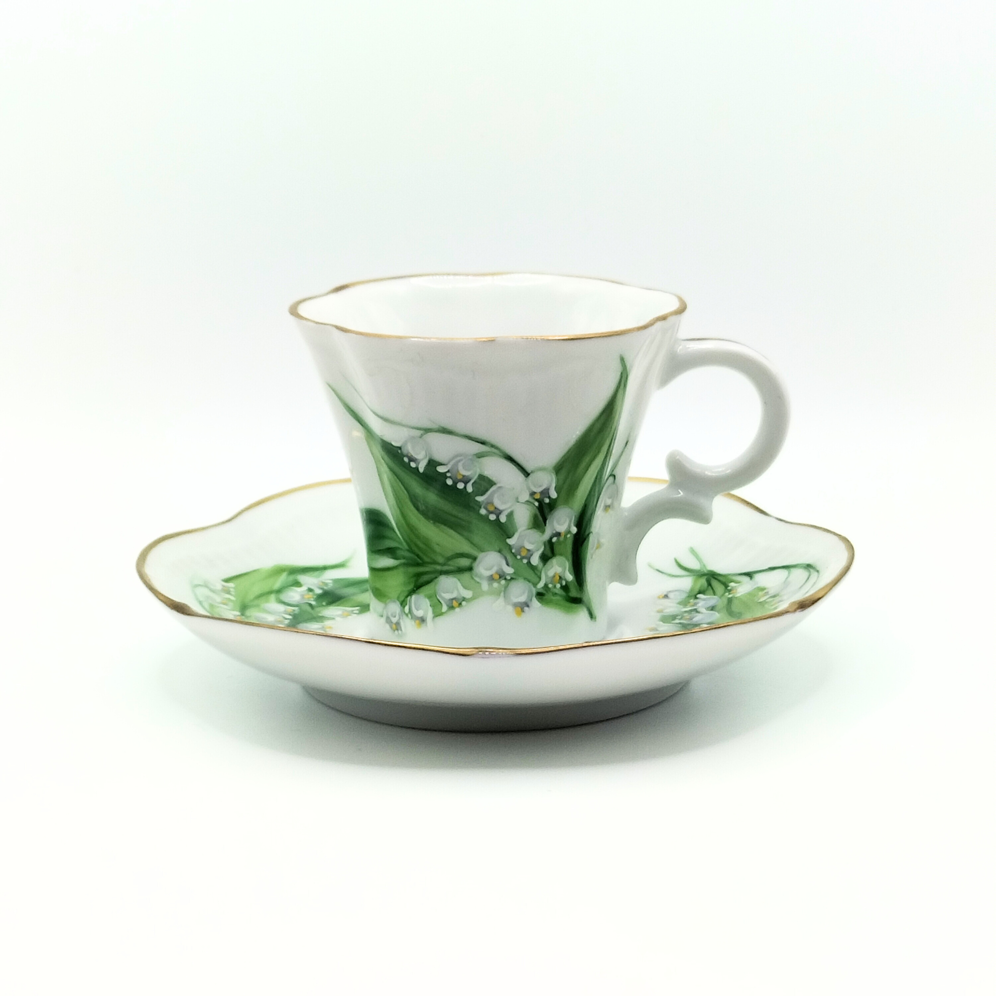 Tasse à Moka Perle - Muguet Serein