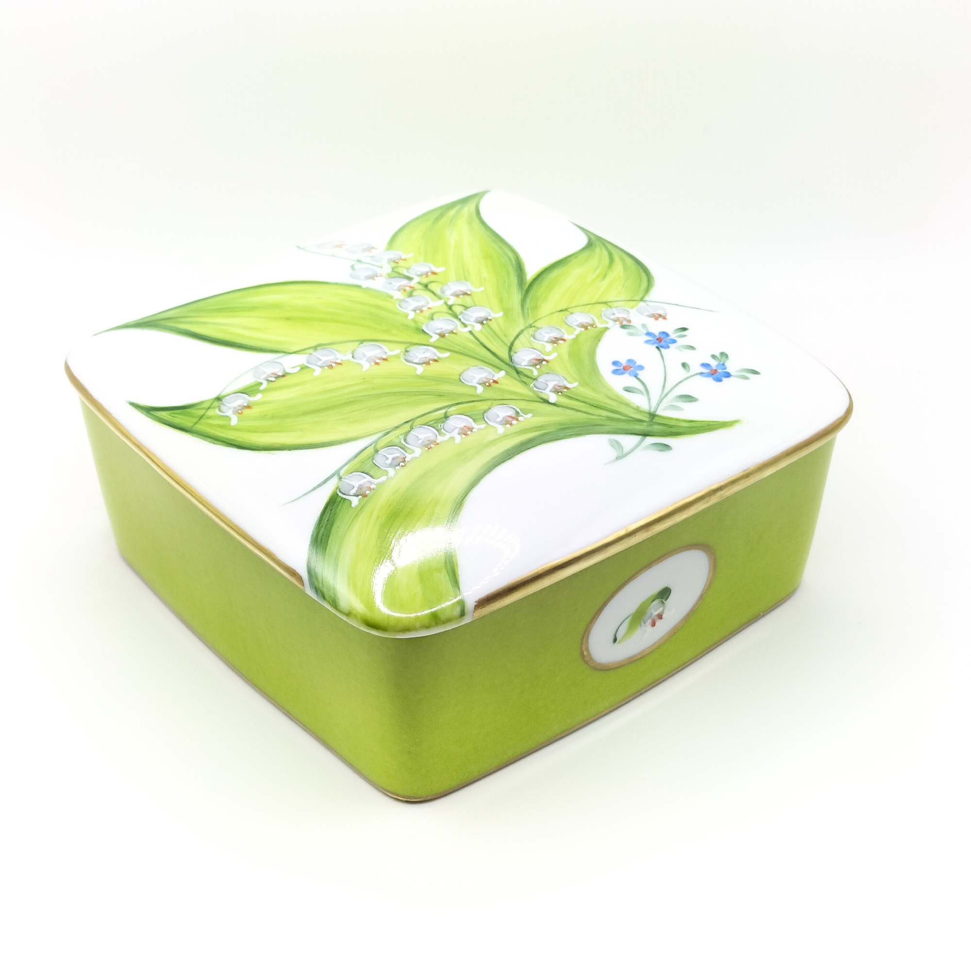 Boîte carré 11 cm - Muguet du Bonheur