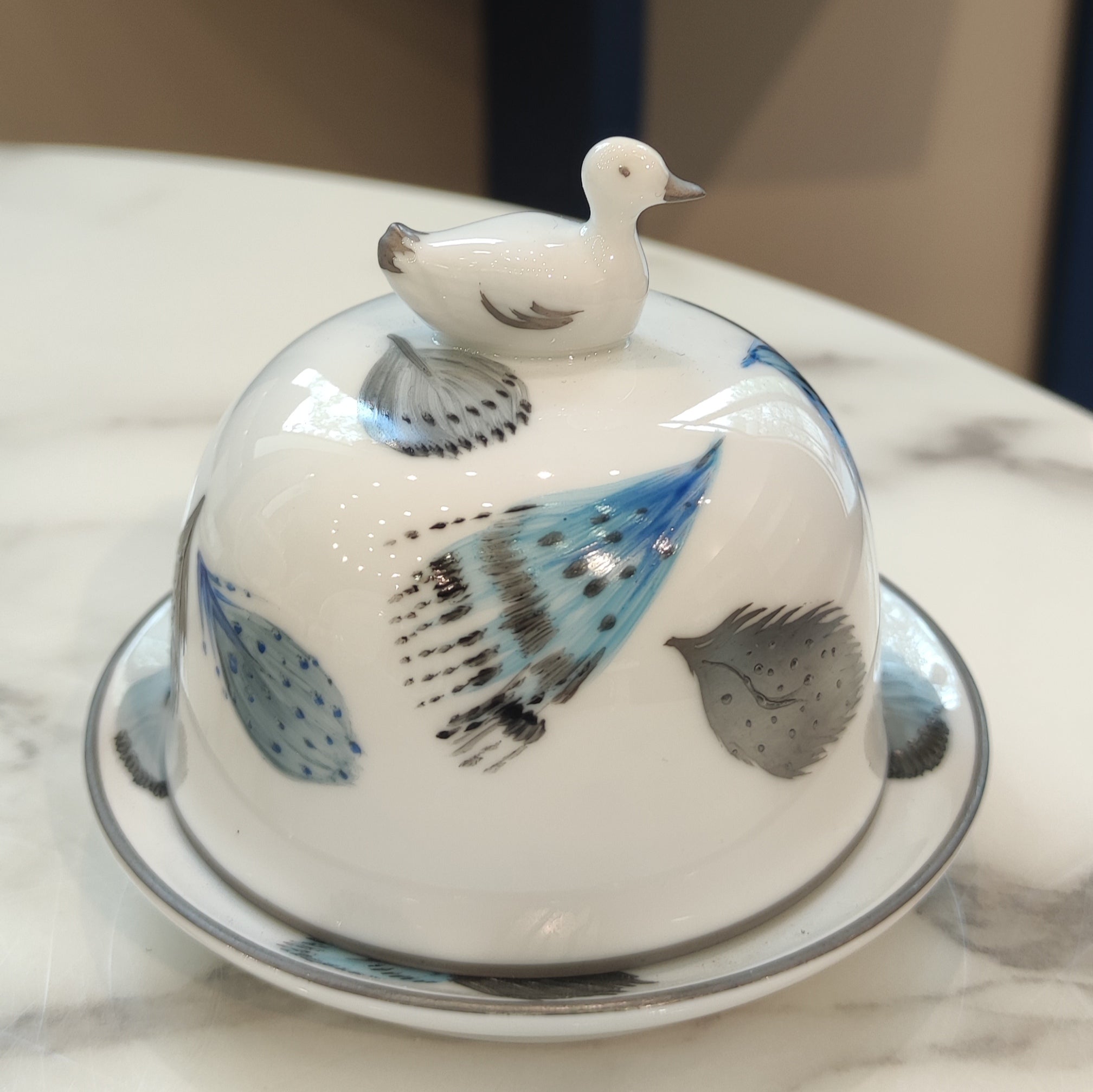 Vivaldi Winter Duck Butter Dish