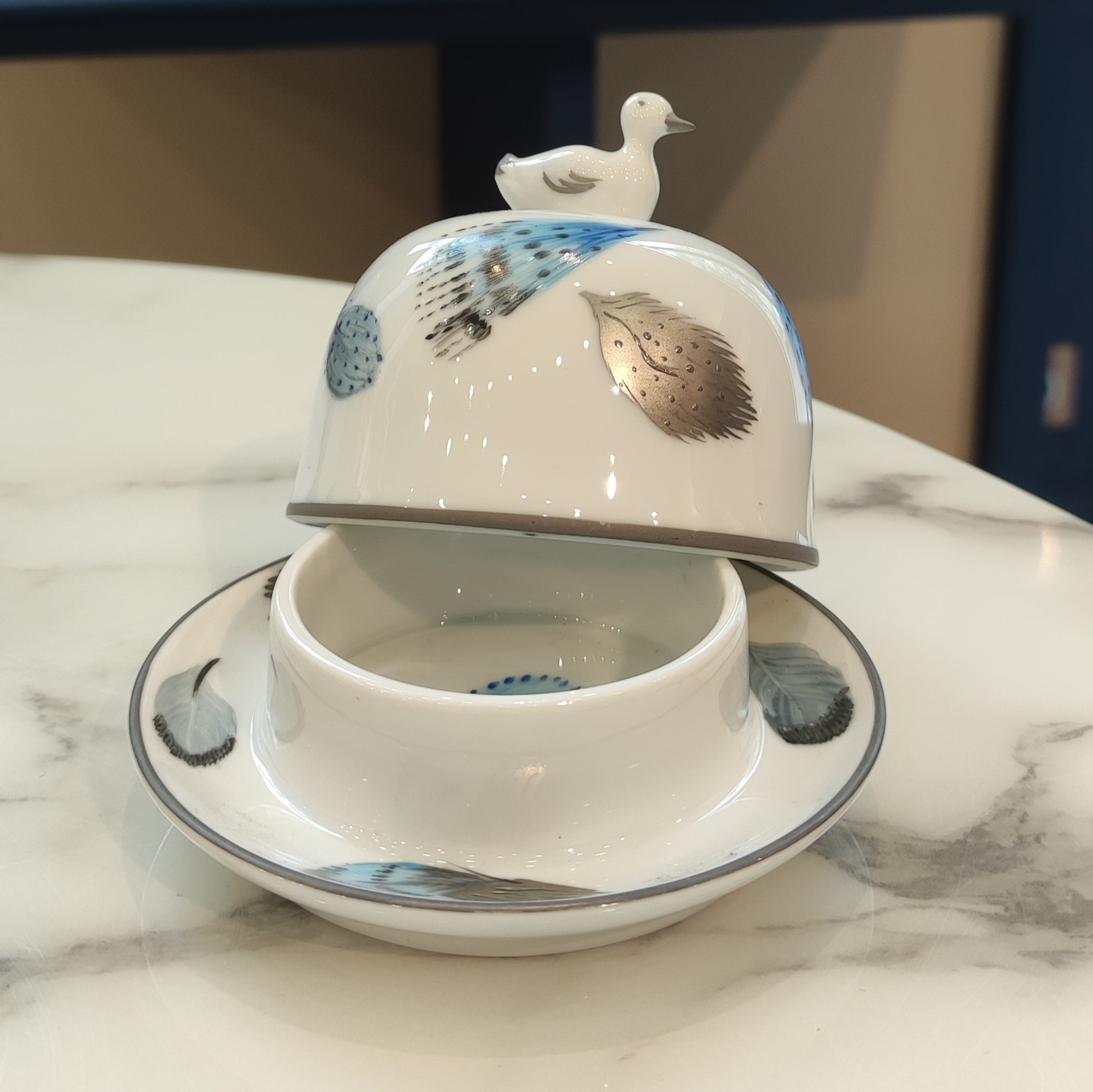 Vivaldi Winter Duck Butter Dish