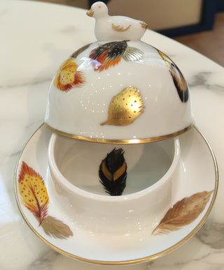 Vivaldi Autumn Duck Butter Dish