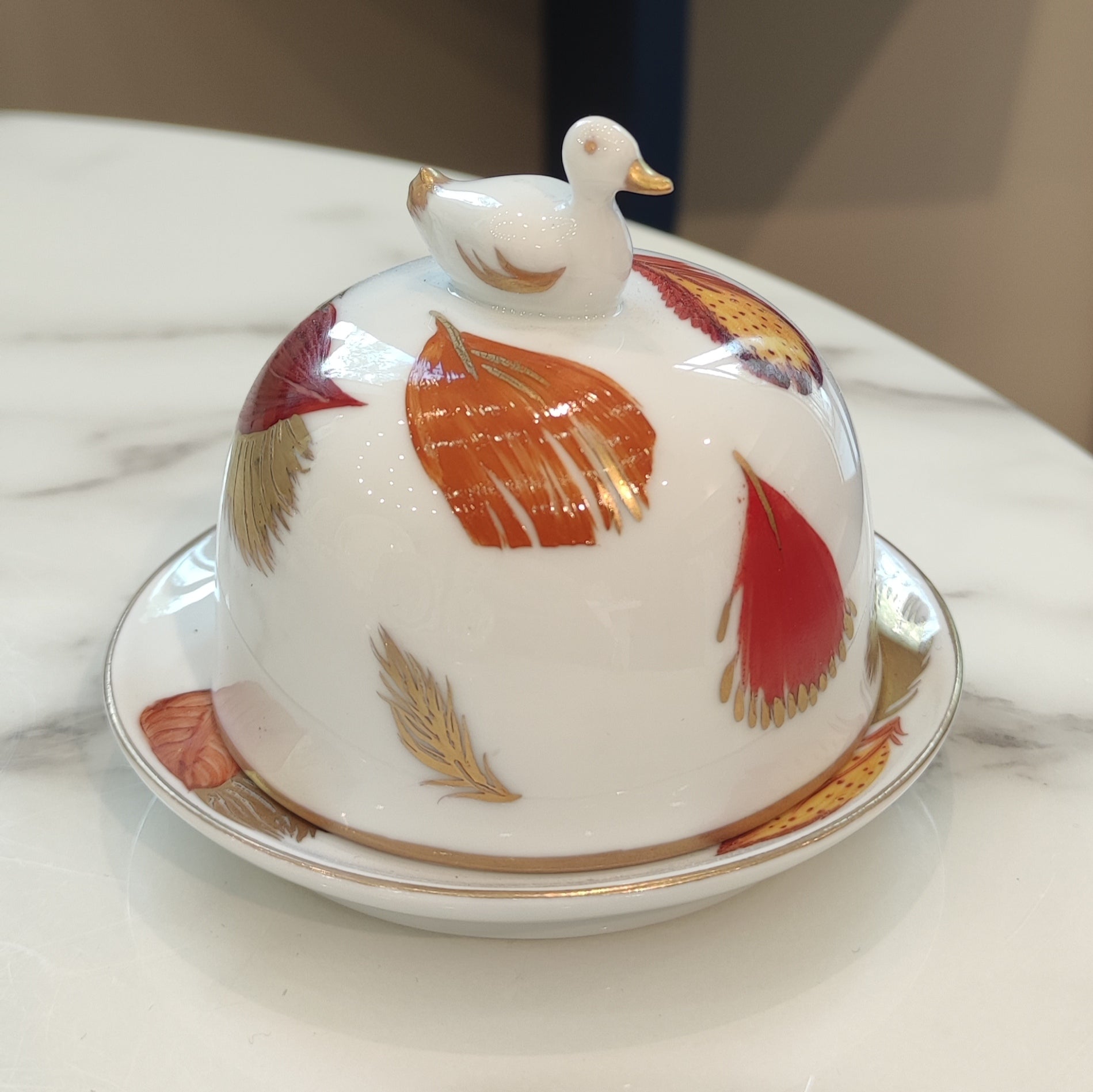 Vivaldi Summer Duck Butter Dish