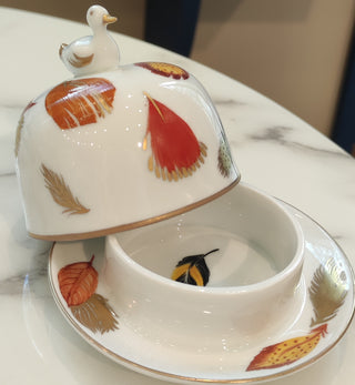 Vivaldi Summer Duck Butter Dish