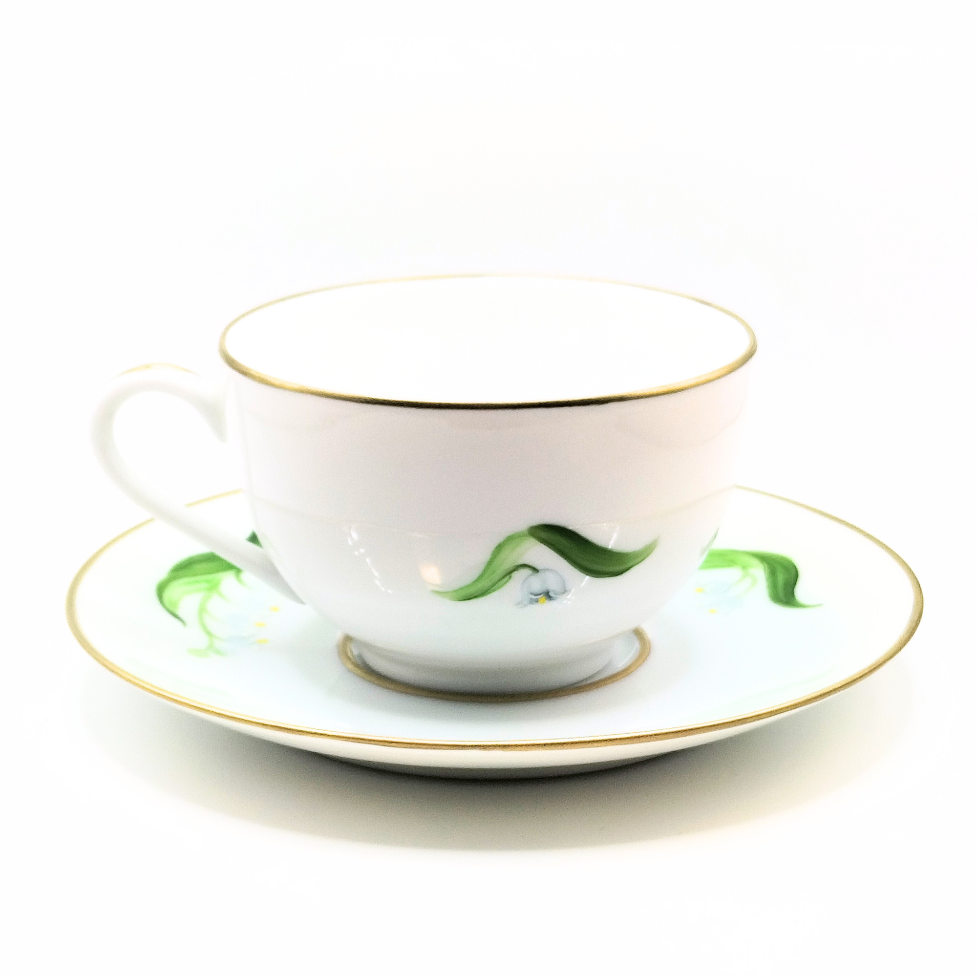 Tasse à thé ronde - Muguet Serein