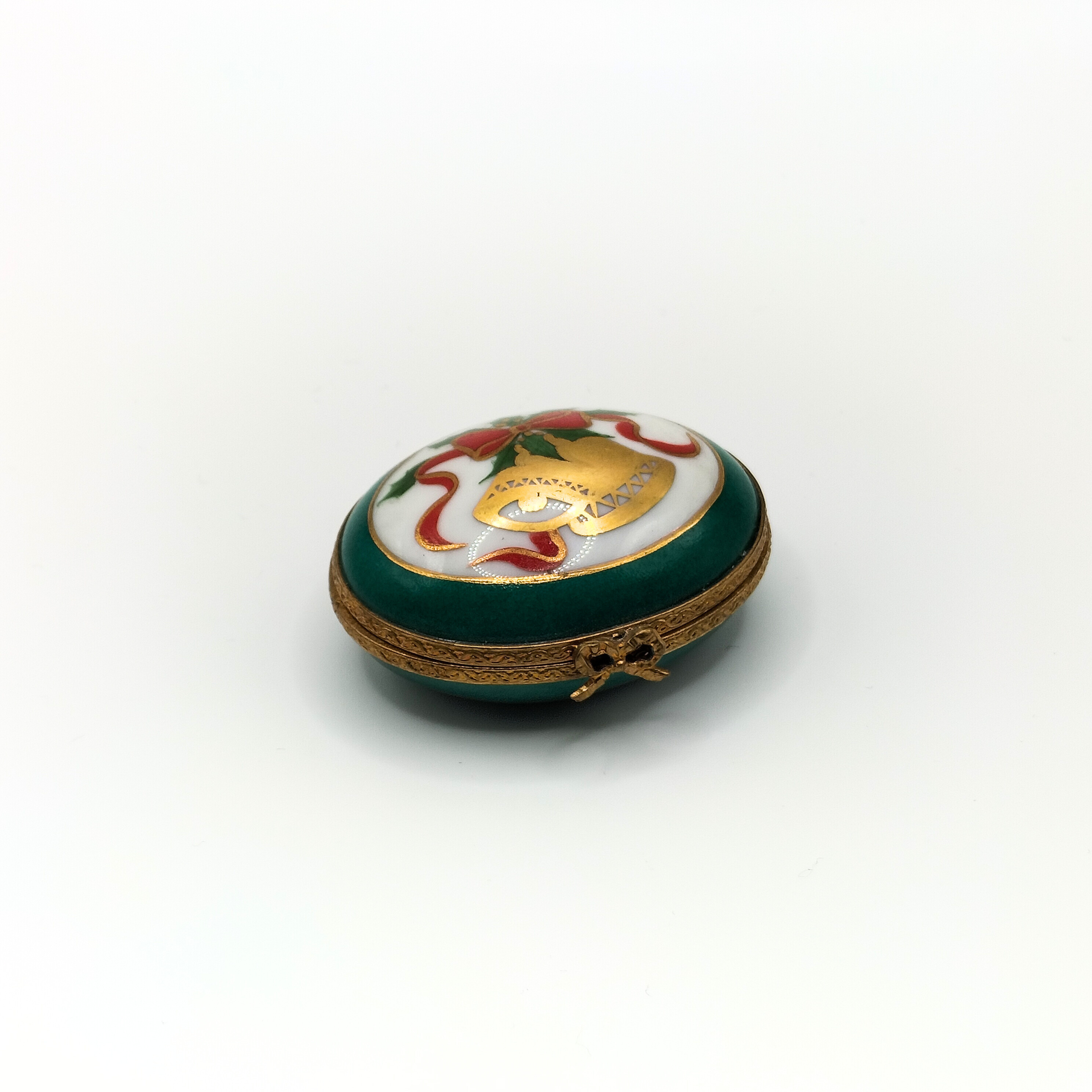 Christmas Holly - Oval Box