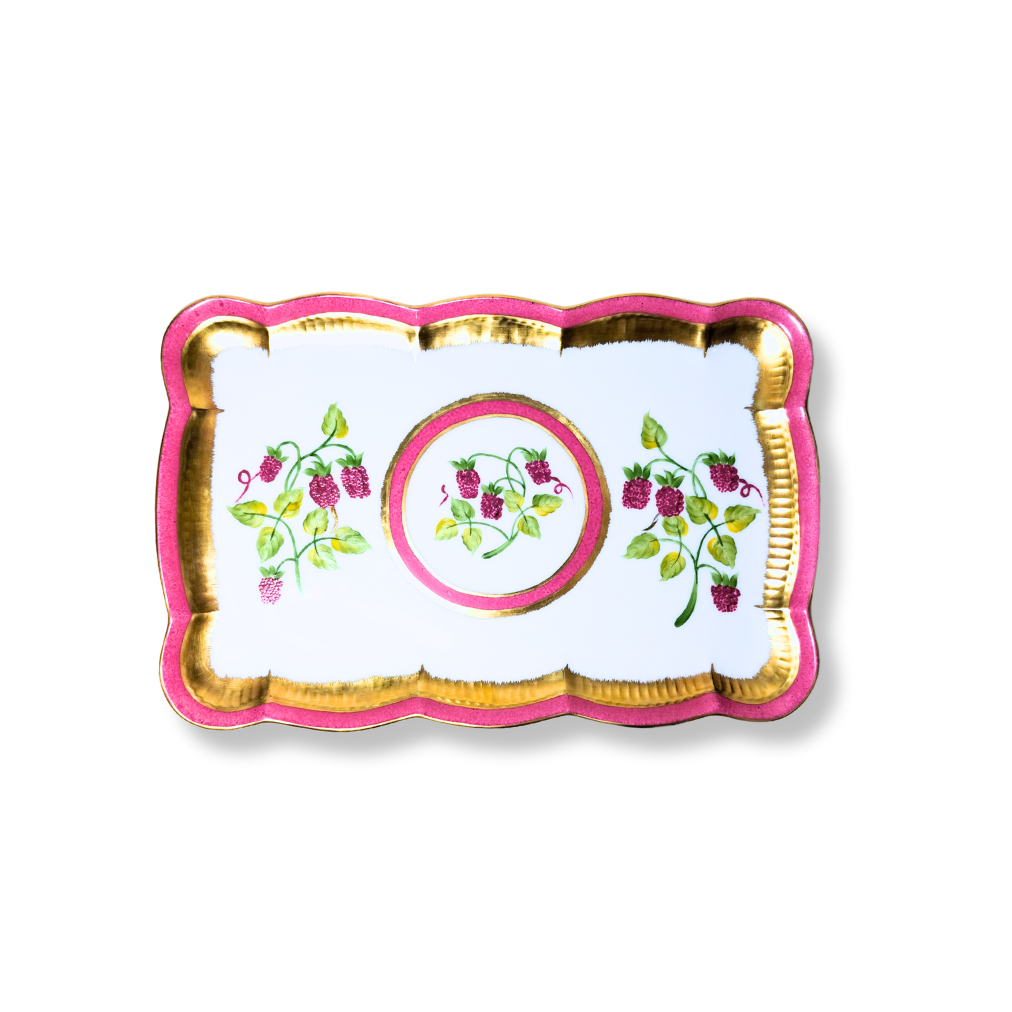 Rectangular Raspberry Tray