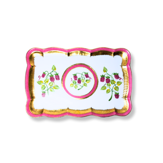 Rectangular Raspberry Tray