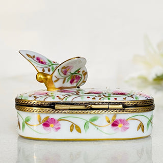 Boîte Solange Papillon Rose Madame de Pompadour