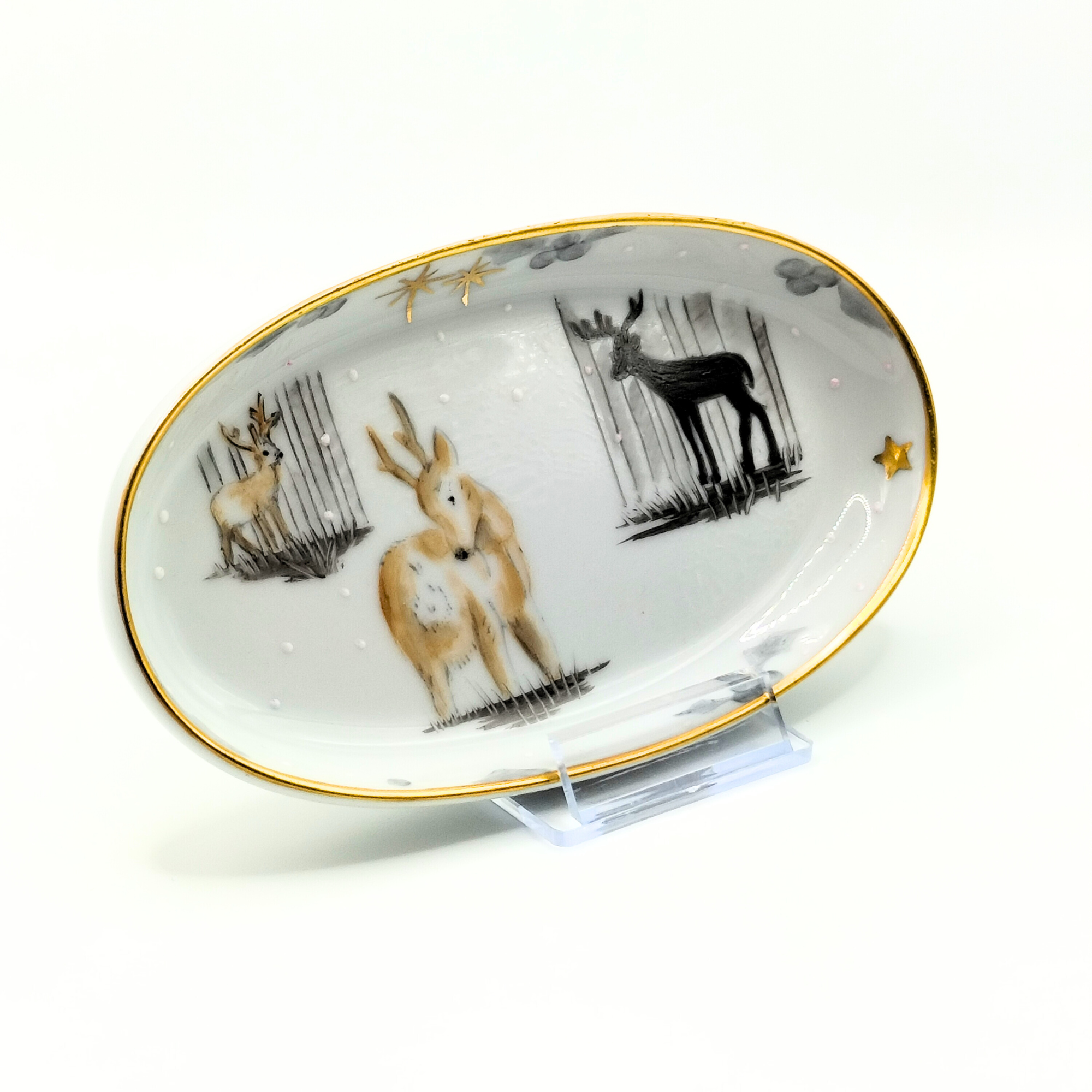 Oval Dish Cerf Serein