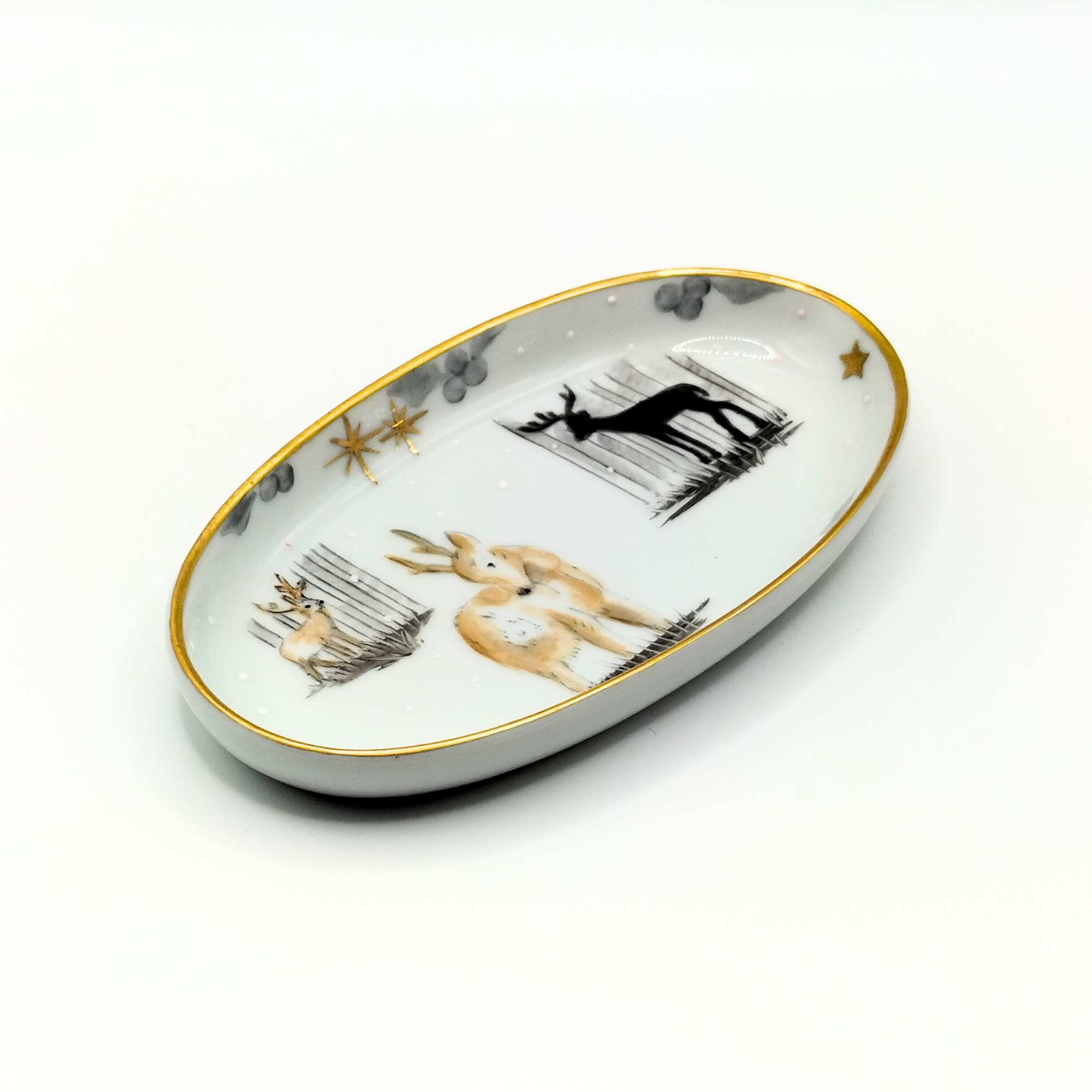 Oval Dish Cerf Serein