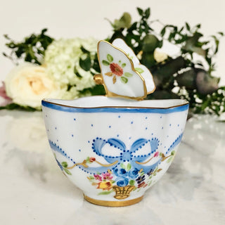 Marie-Antoinette Blue Butterfly Bowl