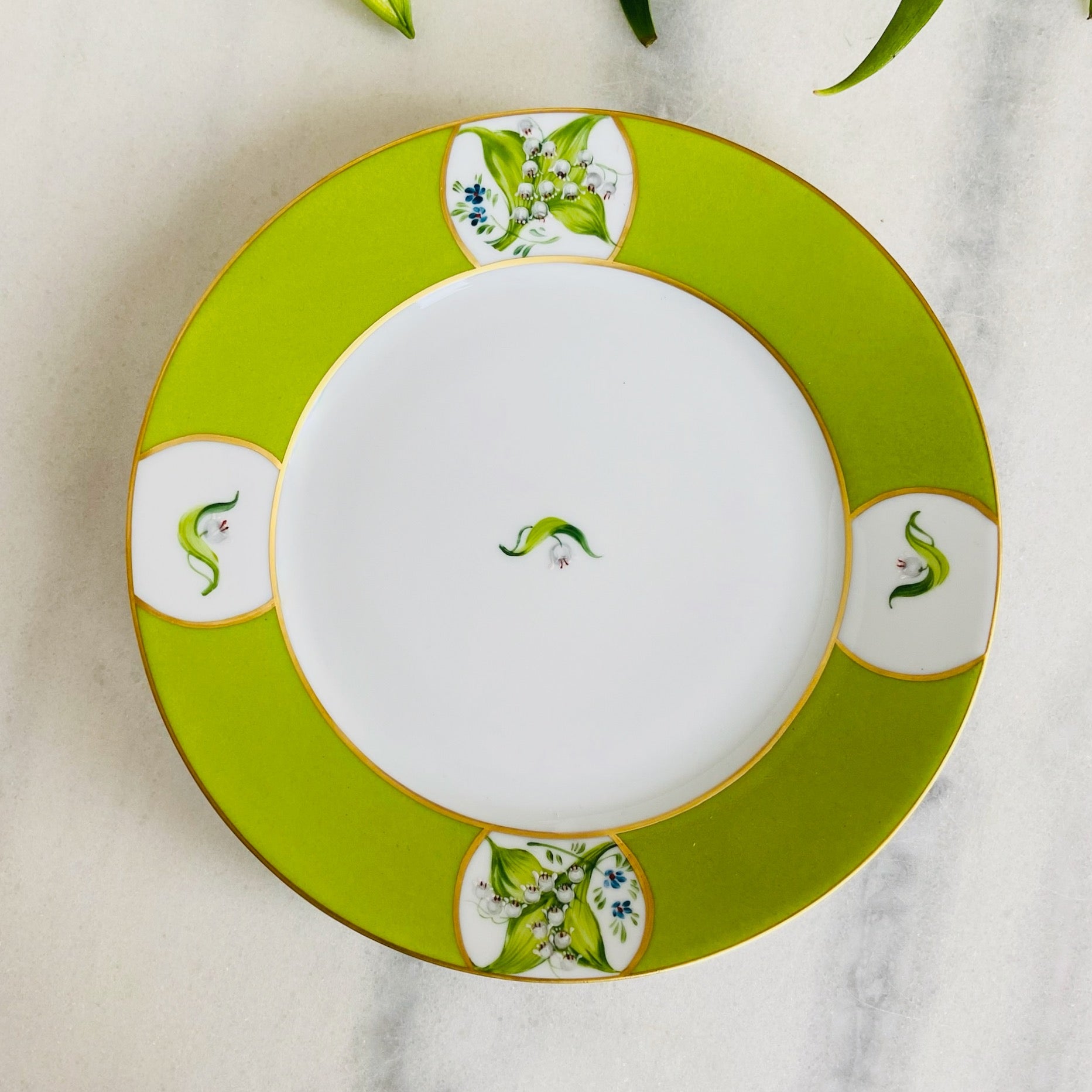 Muguet Du Bonheur Dessert Plate