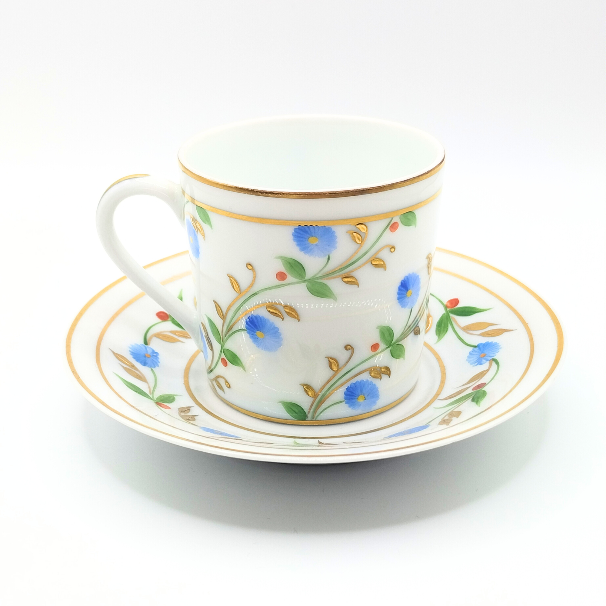 Madame de Pompadour Blue Coffee Mug