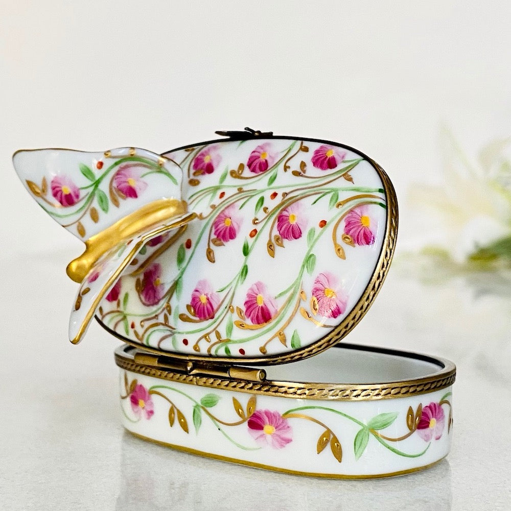Boîte Solange Papillon Rose Madame de Pompadour