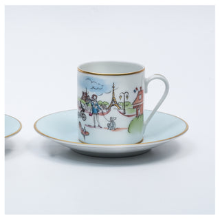 La Parisienne Blue Coffee Cup