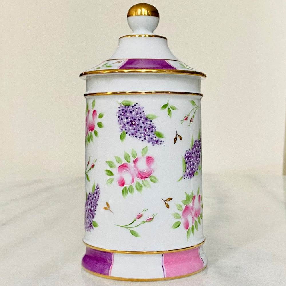 Roses et Lilas Apothecary Jar 28 cm