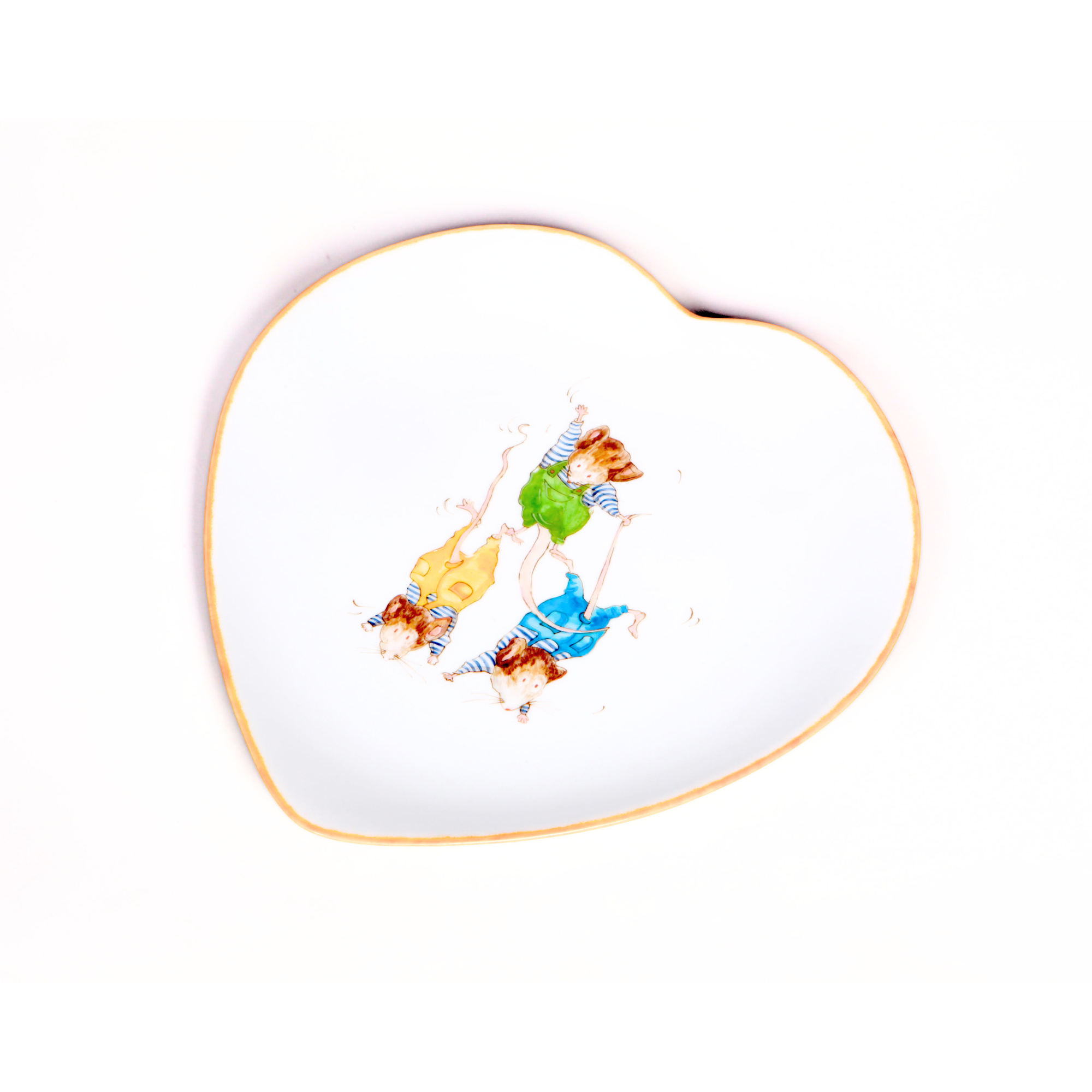 Assiette Plate Souris Joueuses