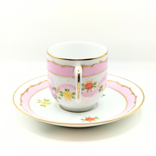 Tasse à café ronde - Marie Antoinette Rose