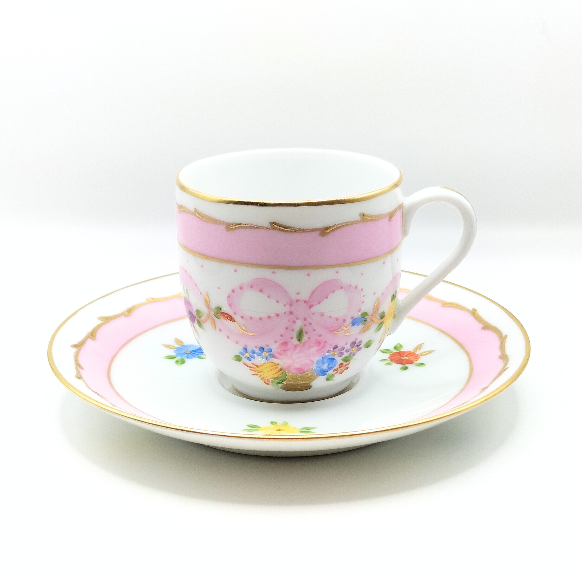 Tasse à café ronde - Marie Antoinette Rose