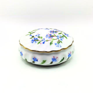 Boîte Ronde Vague 7 cm - Bleuet