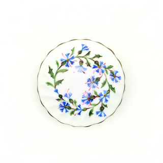 Boîte Ronde Vague 7 cm - Bleuet