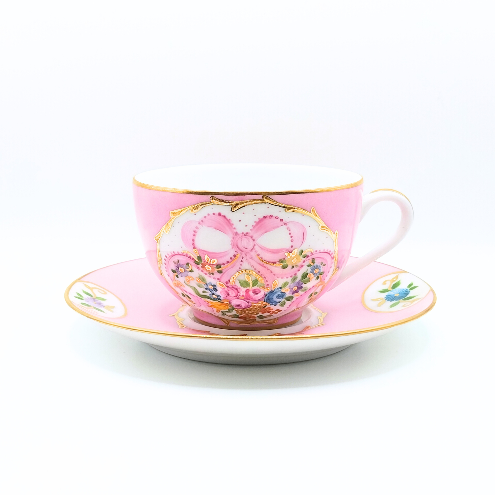Tasse à Thé Ronde - Marie Antoinette Tout Rose