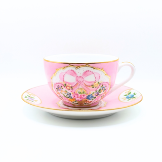 Tasse à Thé Ronde - Marie Antoinette Tout Rose
