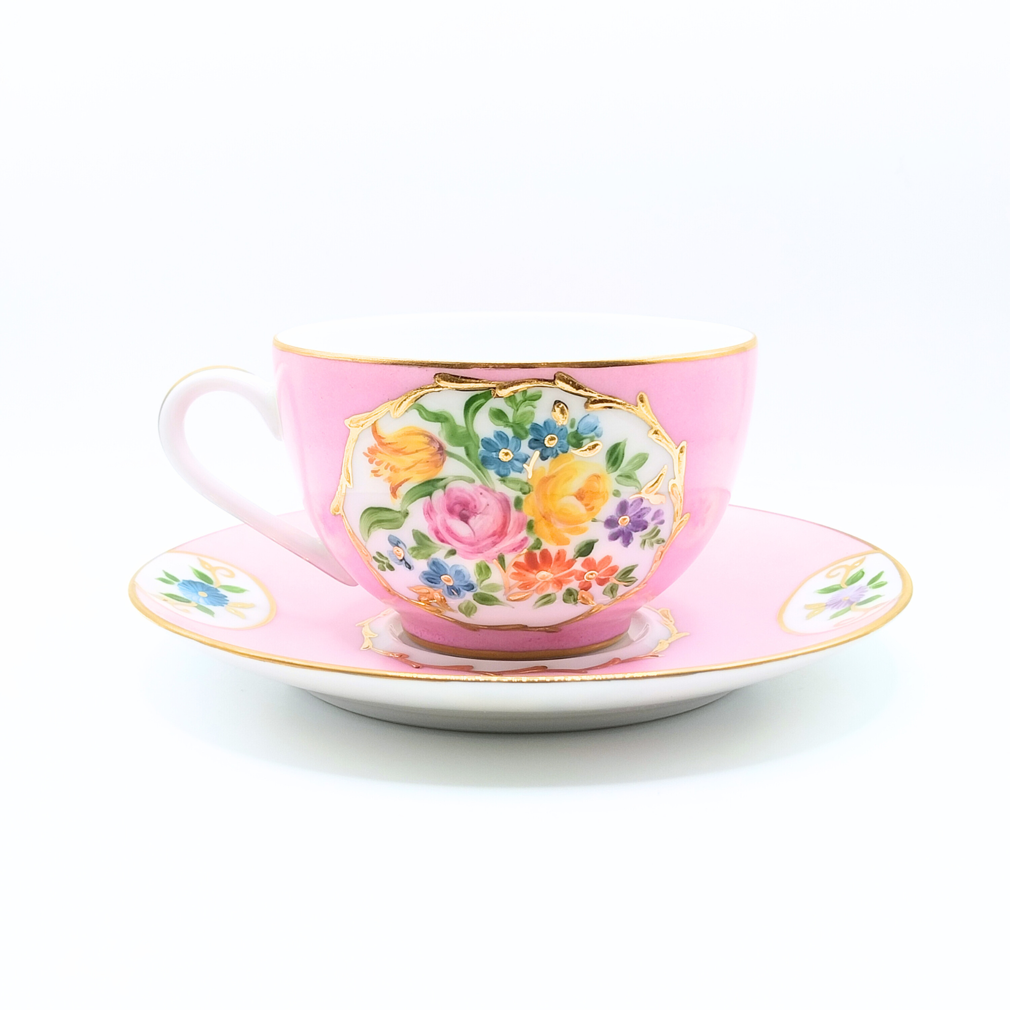 Tasse à Thé Ronde - Marie Antoinette Tout Rose