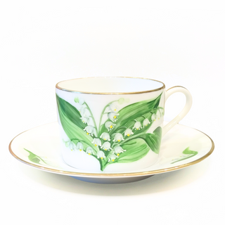 Tasse à thé droite - Muguet Serein