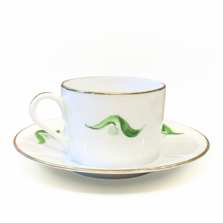 Tasse à thé droite - Muguet Serein