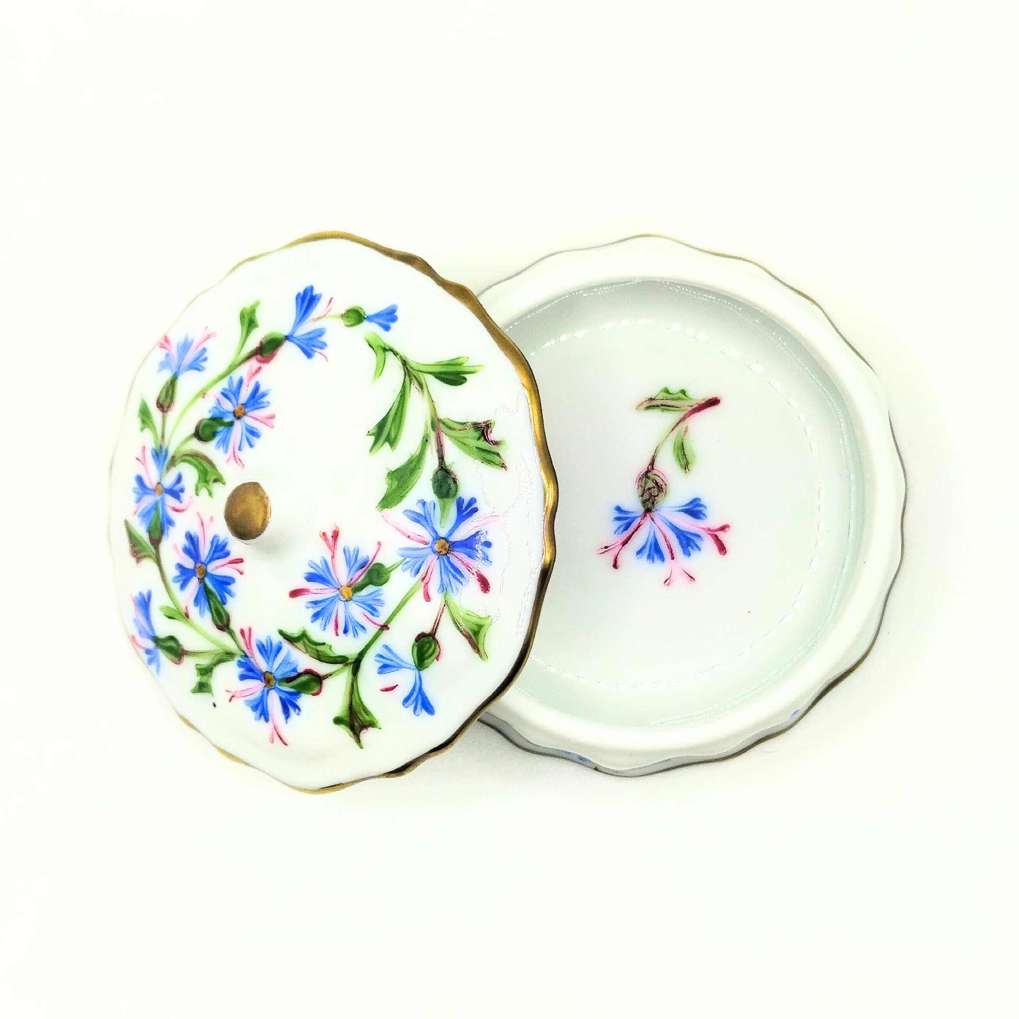 Boîte Pétales à bouton 6,1 cm - Bleuet