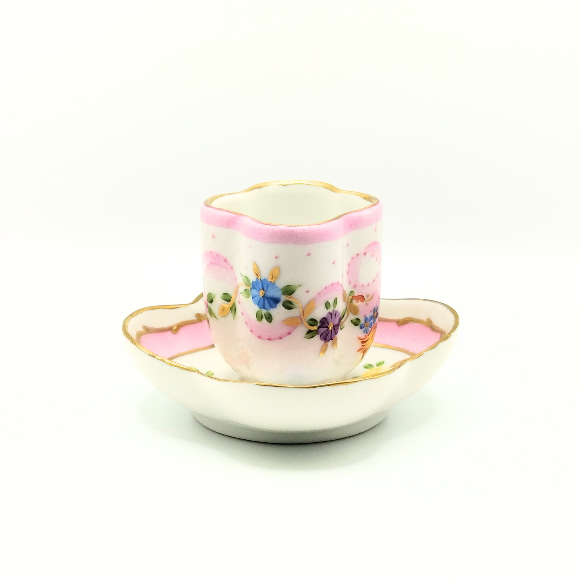 Tasse à café papillon - Marie Antoinette Rose