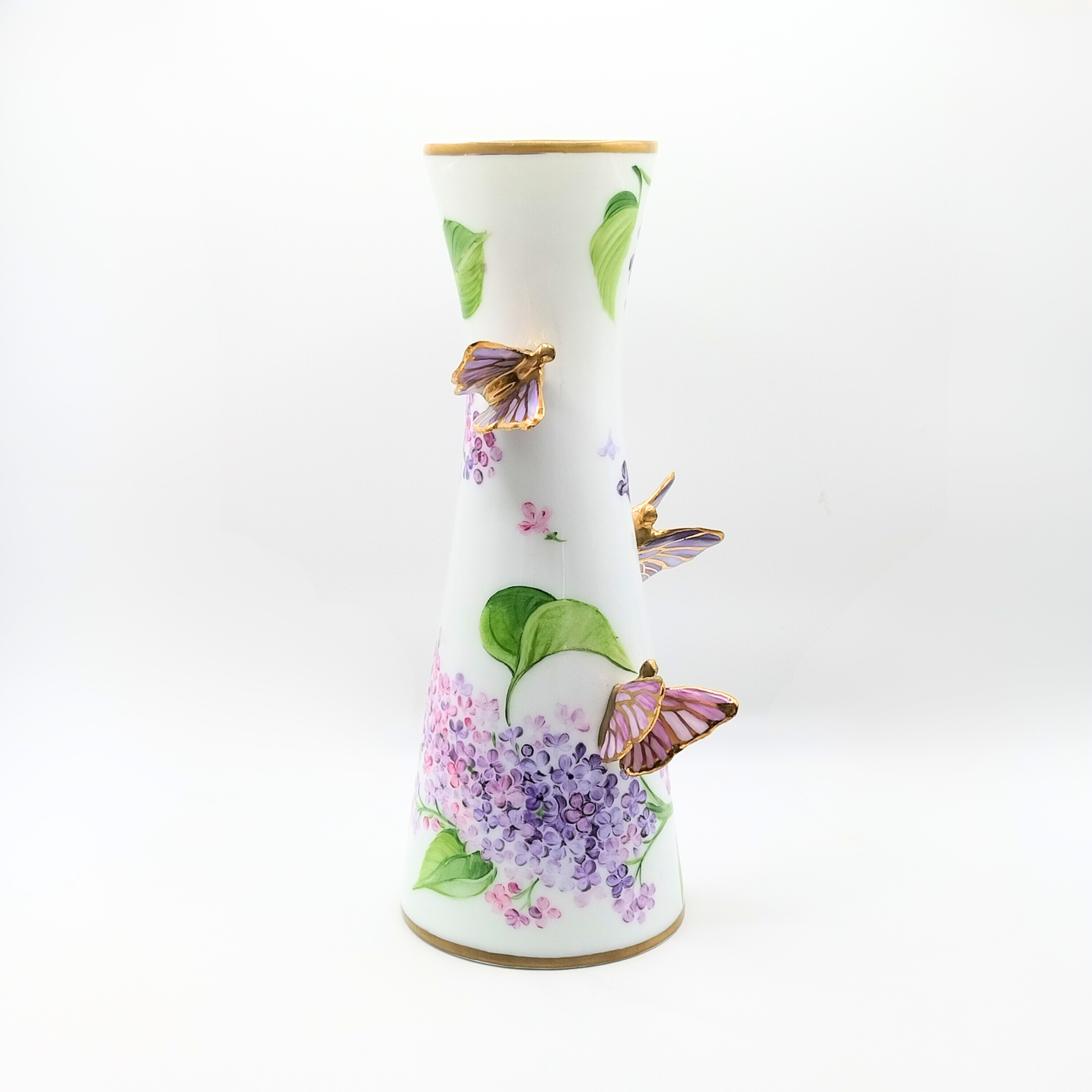 Vase Steffy 3 papillons - Symphonie des Lilas