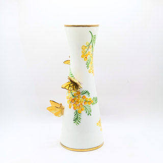 Vase steffy 3 papillons - Mimosa