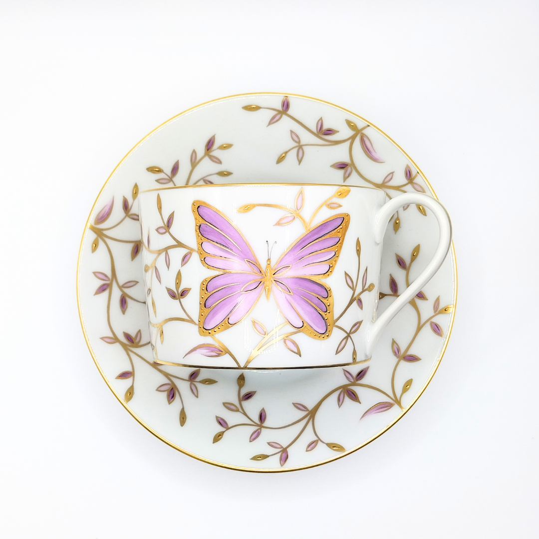 Butterfly Infinity Straight Teacup