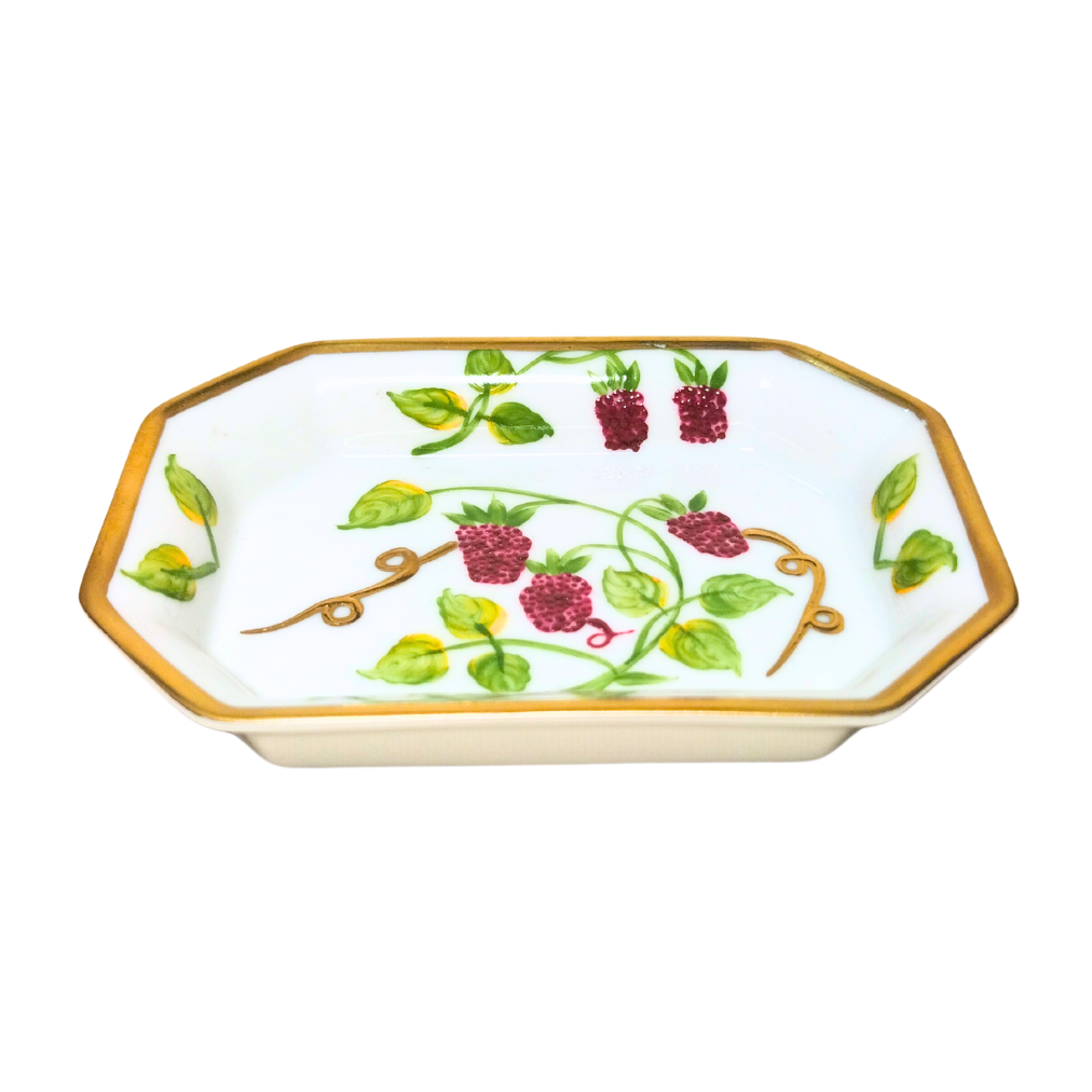 Mini Octagonal Trinket-Tray Framboises