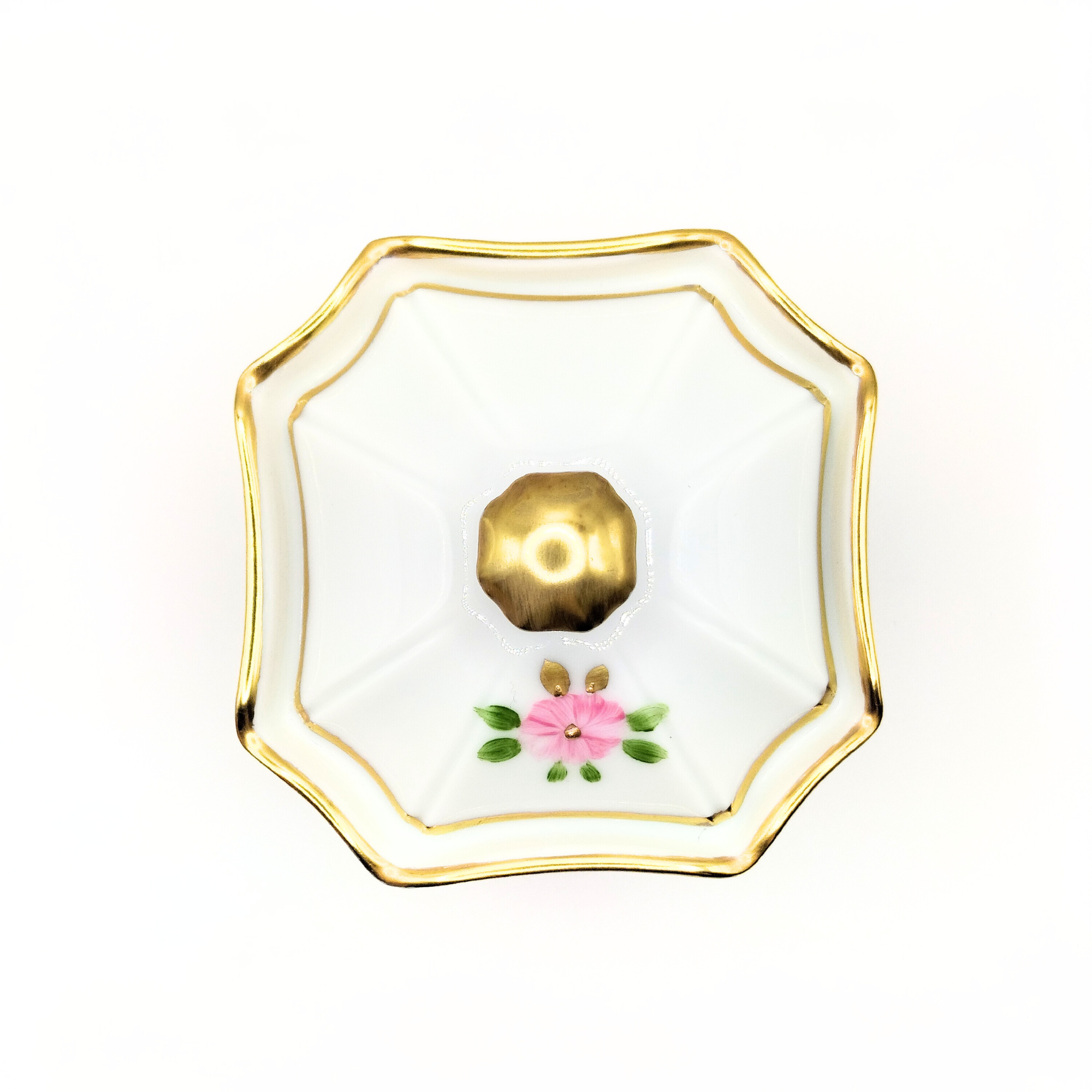 Sucrier carré rose Marie-Antoinette