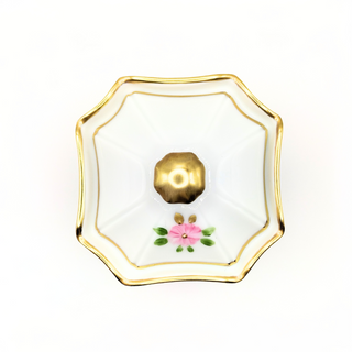 Marie-Antoinette pink square sugar bowl