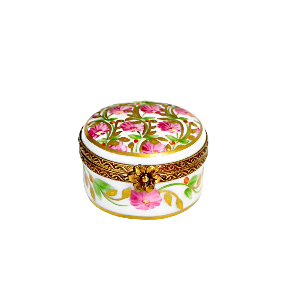 Madame de Pompadour Pink Round Box