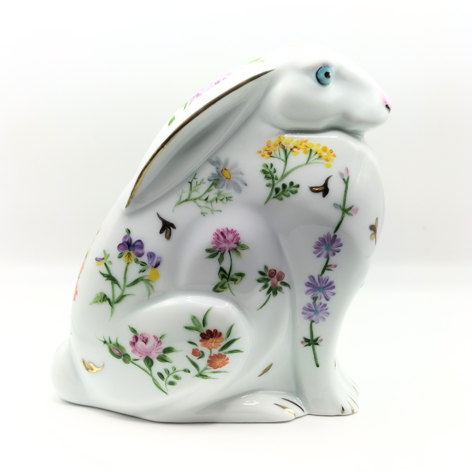Figurine lièvre - Mille Fleurs