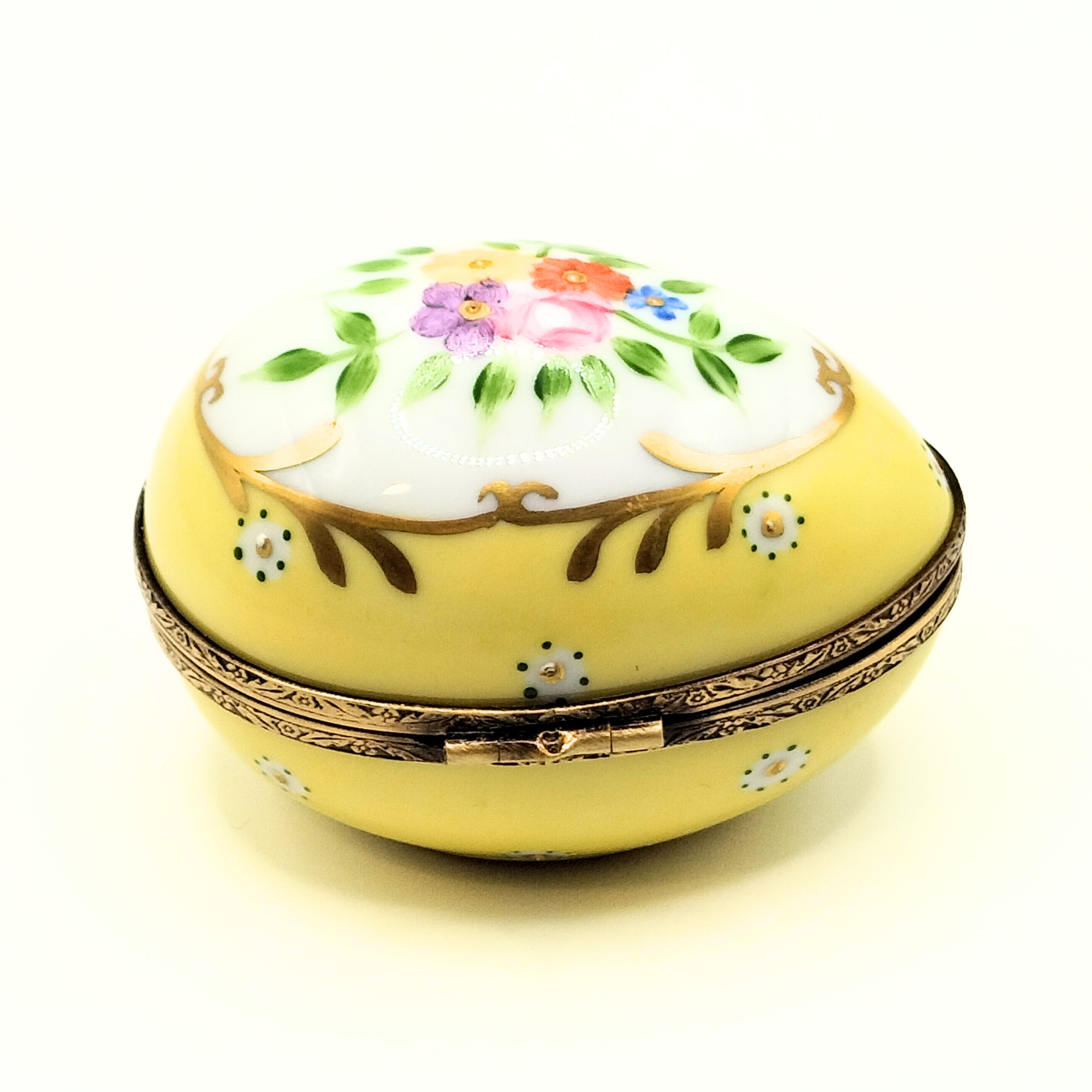 Oeuf couché 6 cm - Palatine Jaune
