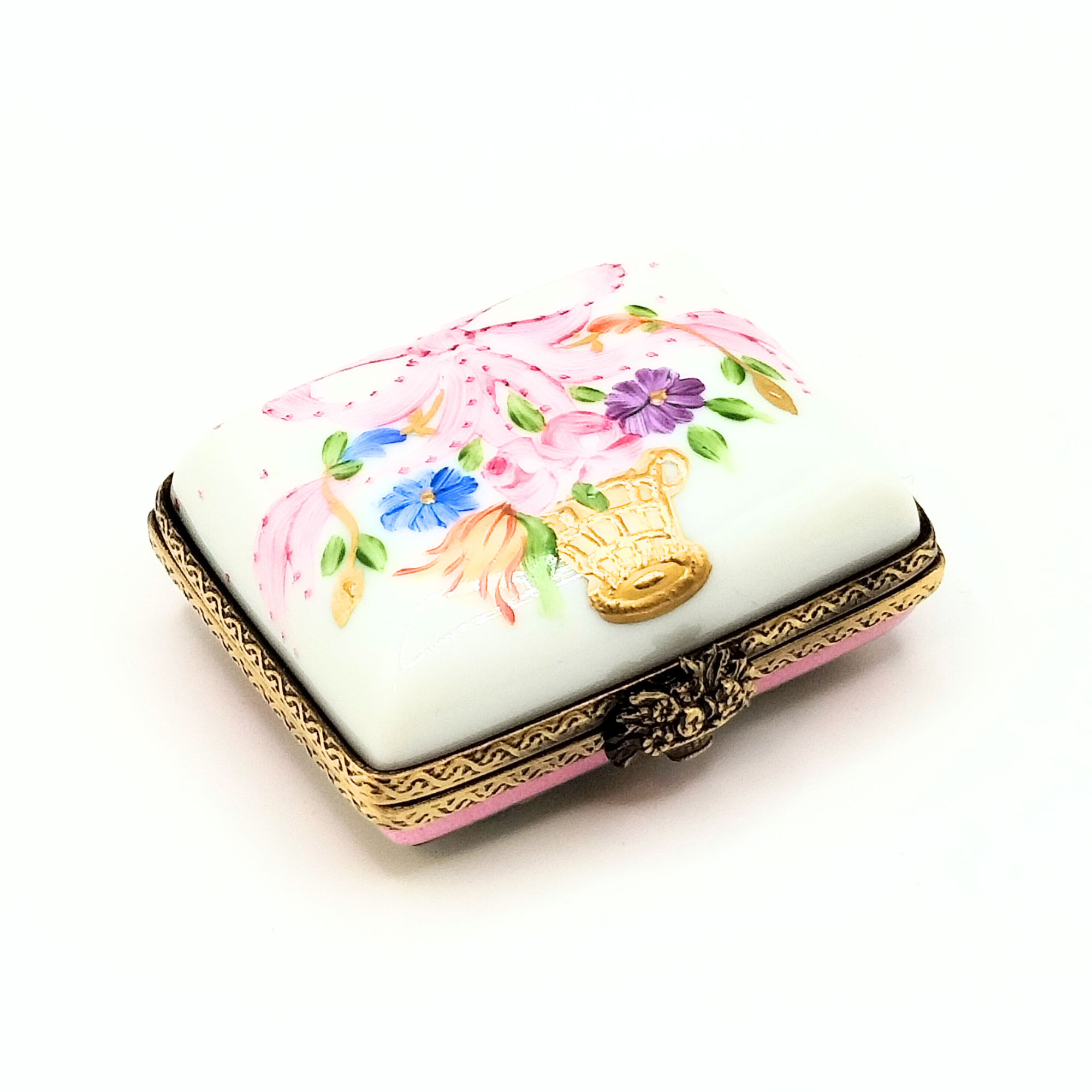 Boîte coussin - Marie-Antoinette Rose