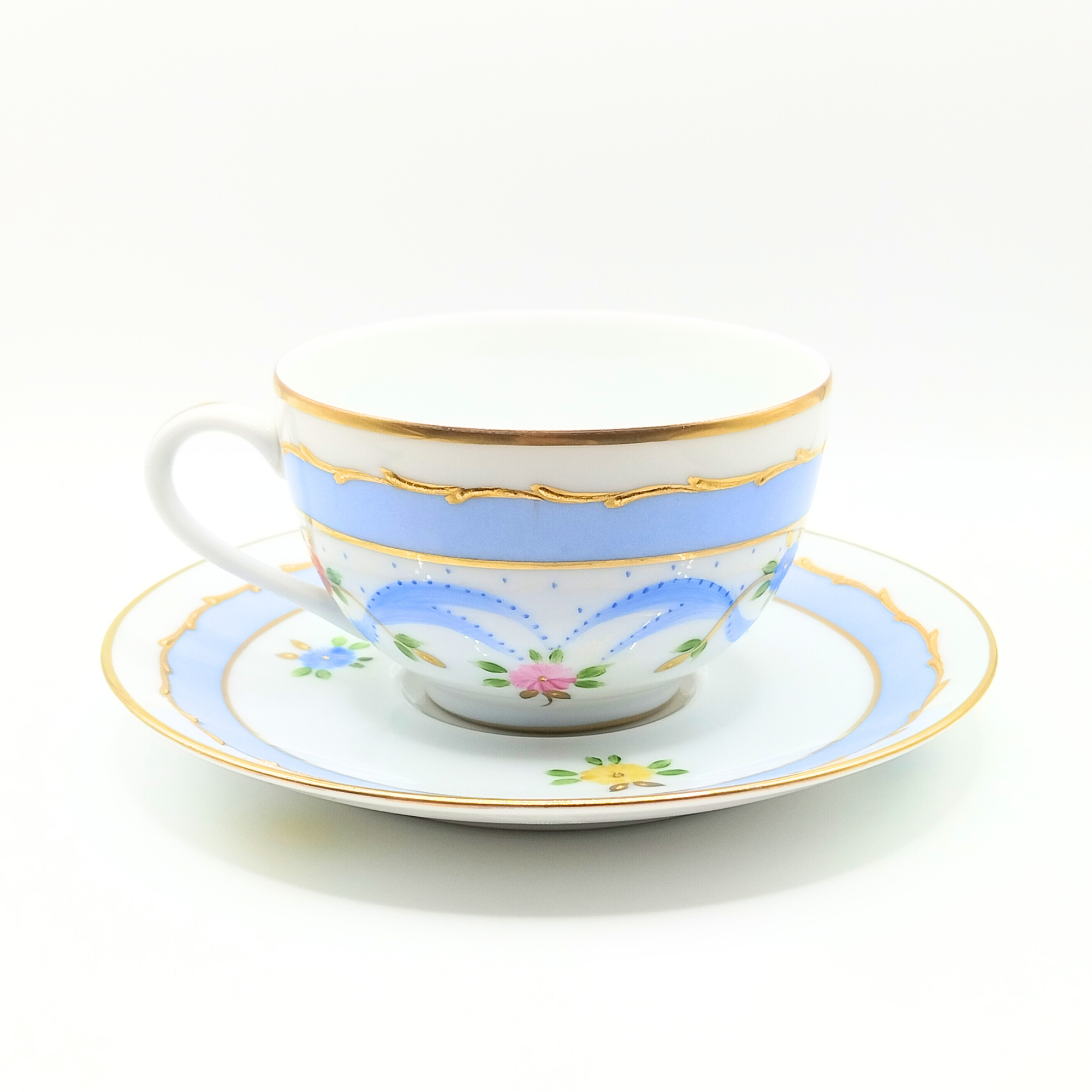 Tasse à thé ronde - Marie-Antoinette Bleu