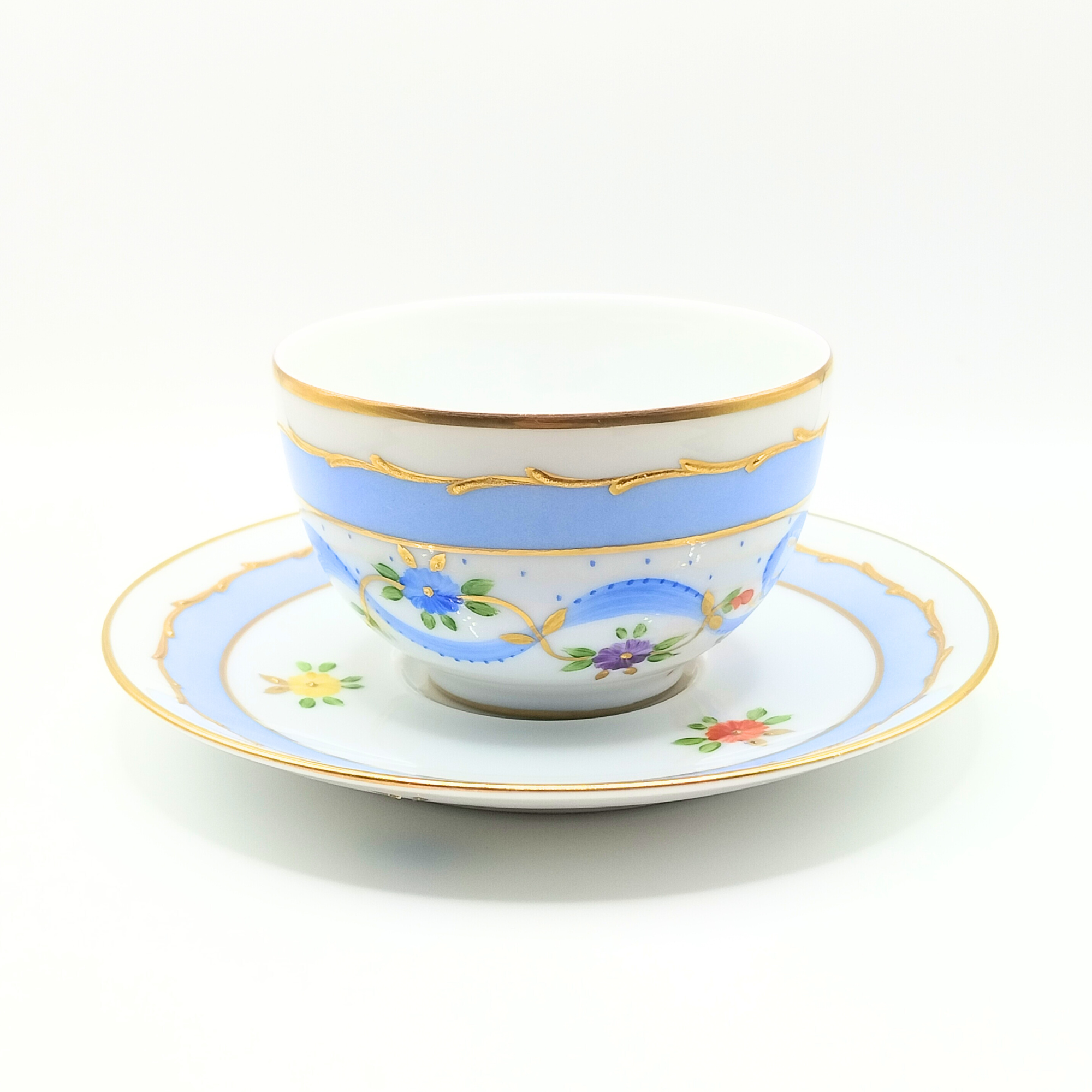 Tasse à thé ronde - Marie-Antoinette Bleu