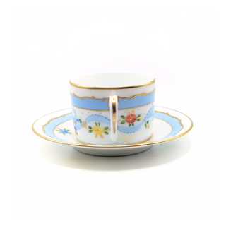 Tasse à thé droite - Marie-Antoinette Bleu