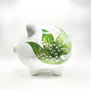 Tirelire 15,5 cm Muguet du Bonheur